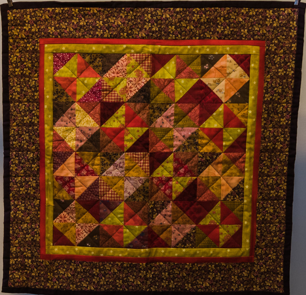 Quilt #21 - Falling into Squares
