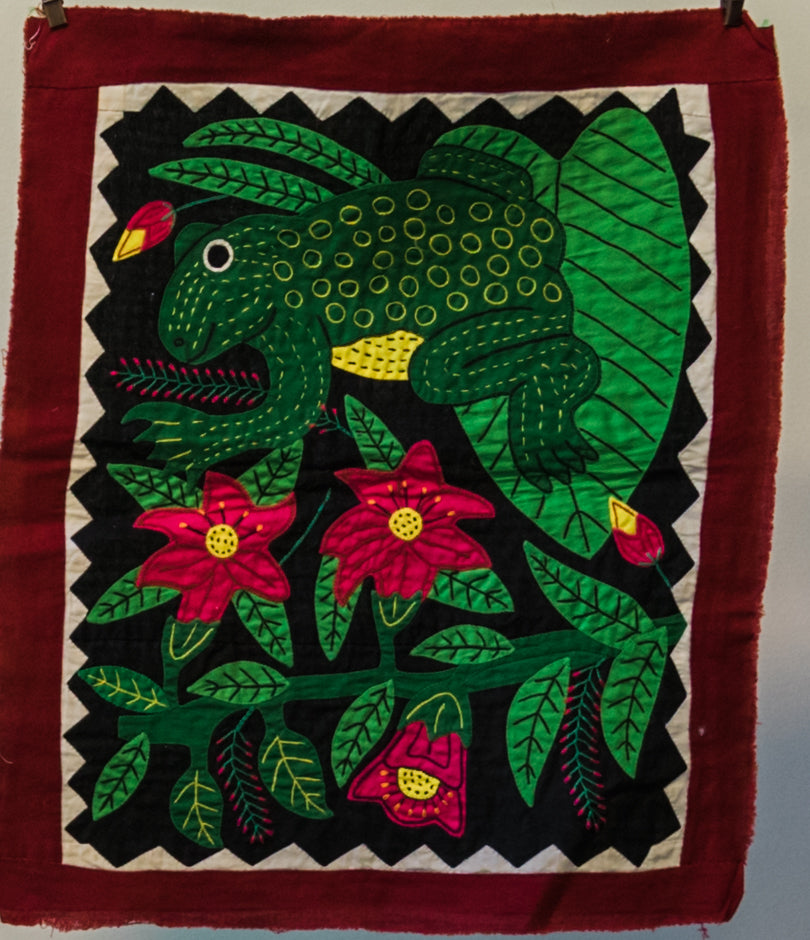 Quilt #30 - Frog on a Lily Pad